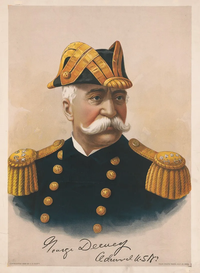 Admiral George Dewey Wall Art by W. Schmedtsen - High-Resolution Digital Print