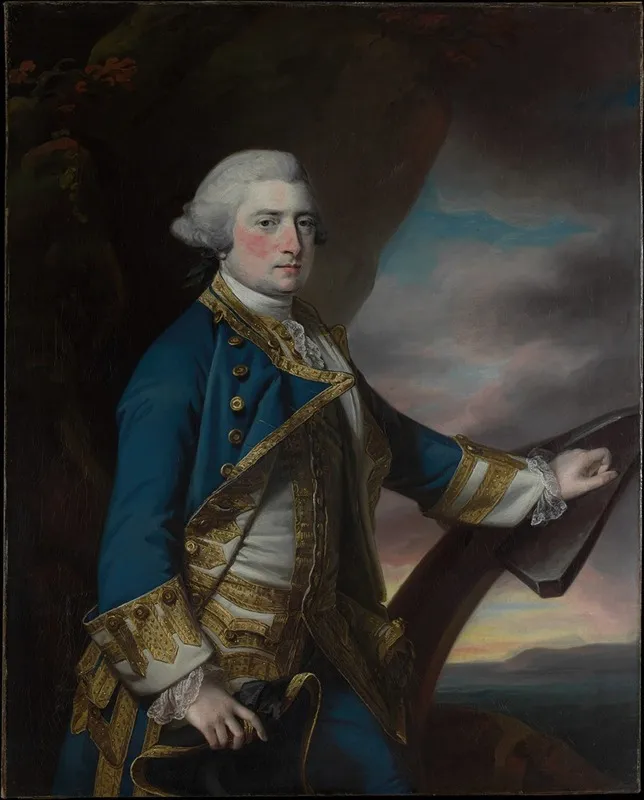 Admiral Harry Paulet 1719 1794 Sixth Duke Of Bolton Wall Art by Francis Cotes - High-Resolution Digital Print