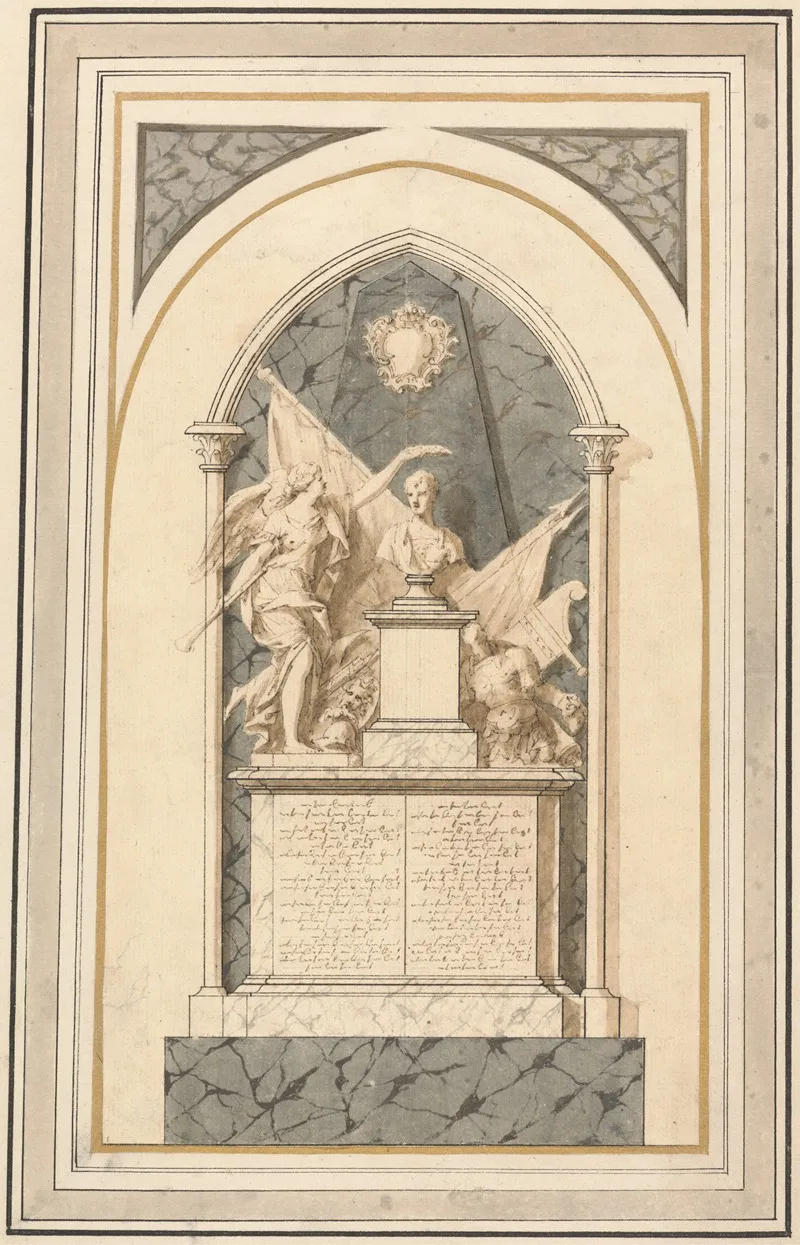 Admiral Vernons Monument In Westminster Abbey
