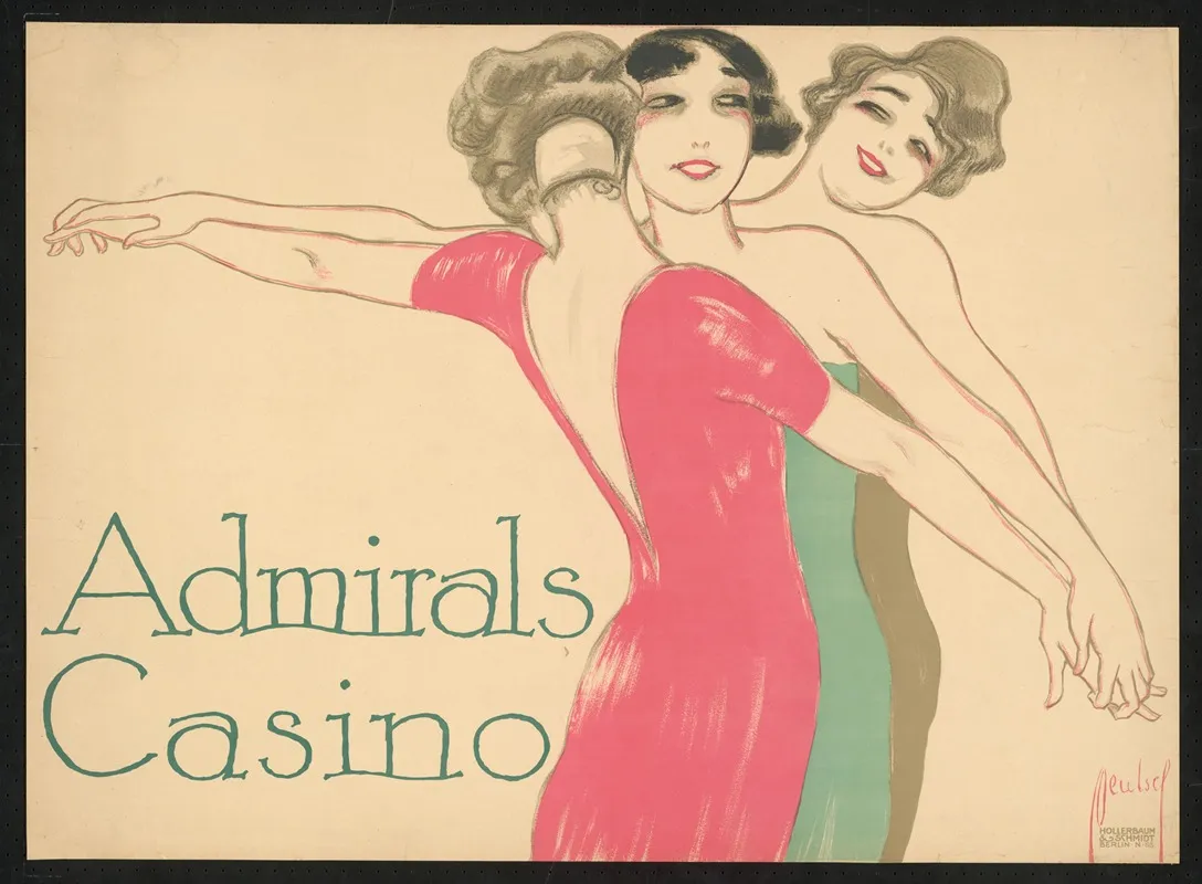 Admiralskasino Wall Art by Ernst Deutsch - High-Resolution Digital Print