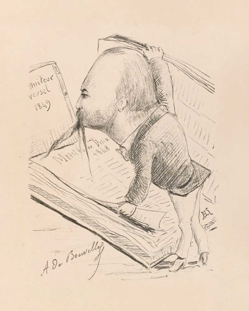 Adolphe De Bouville Wall Art by Joseph Mollard - High-Resolution Digital Print