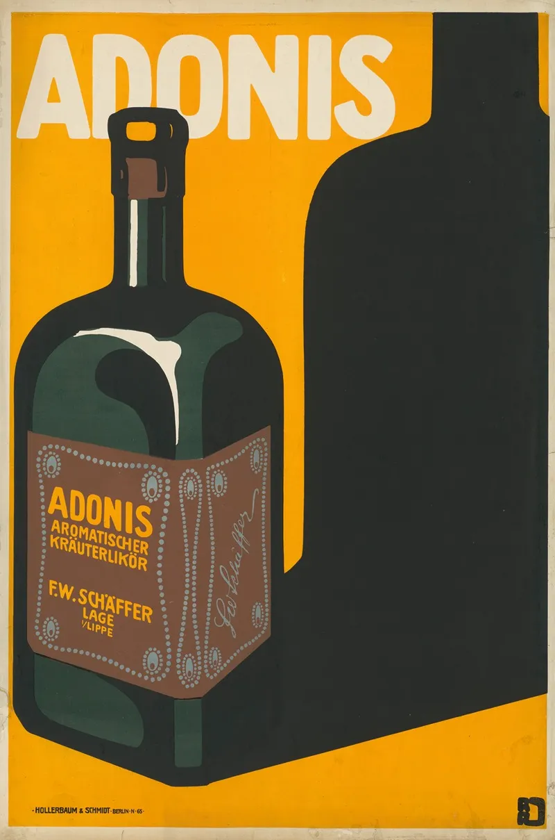 Adonis Aromatischer Krauterlikor Wall Art by Reimann - High-Resolution Digital Print