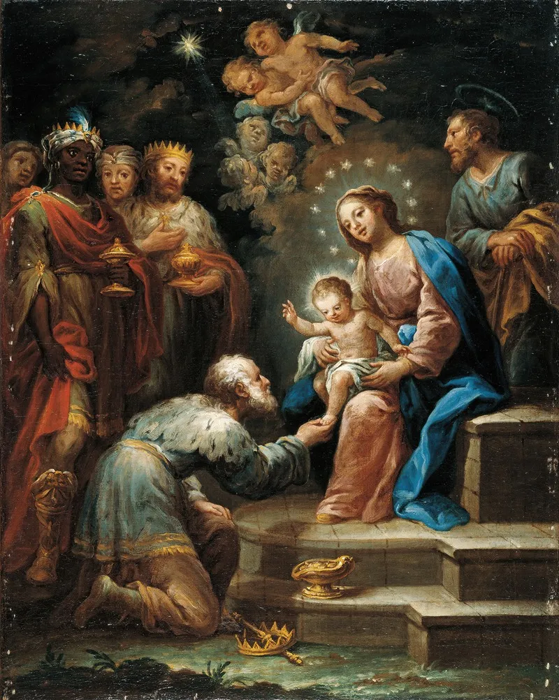 Adoration Of The Magi 19 Wall Art by Jerónimo Ezquerra - High-Resolution Digital Print