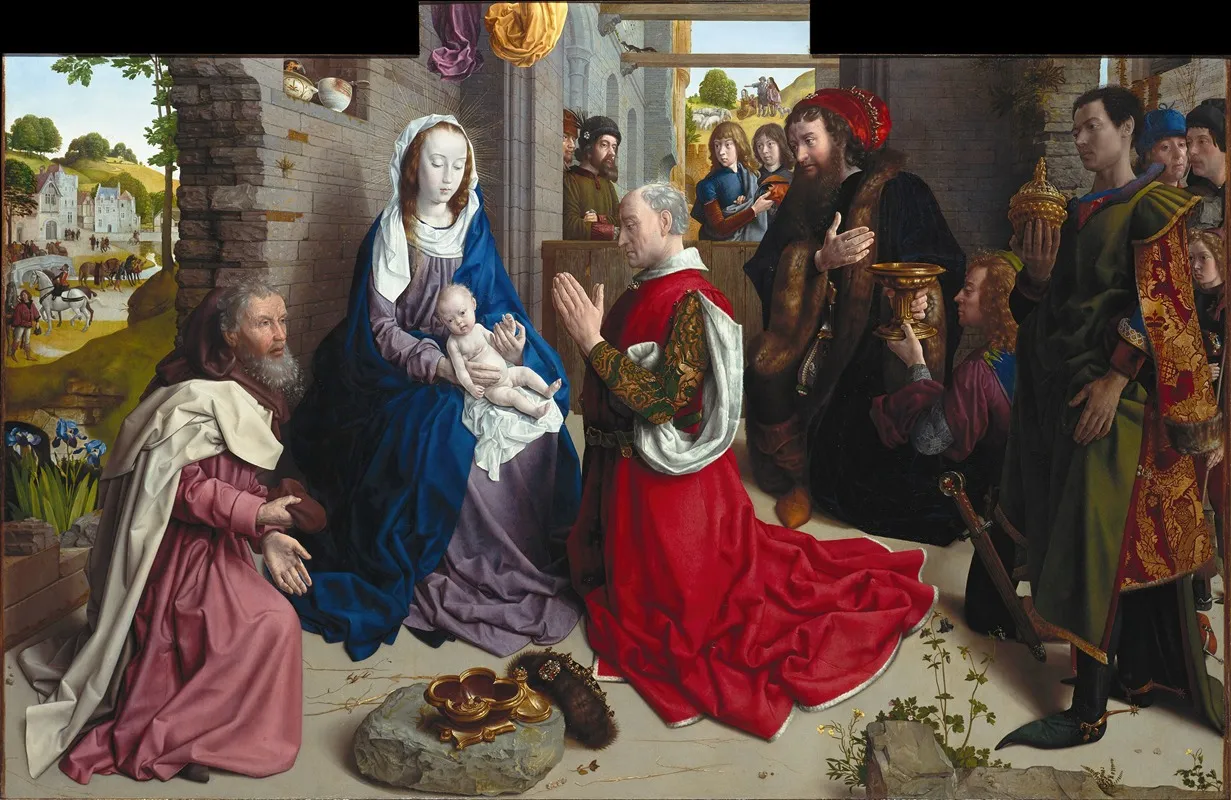 Adoration Of The Magi 42 Wall Art by Hugo van der Goes - High-Resolution Digital Print