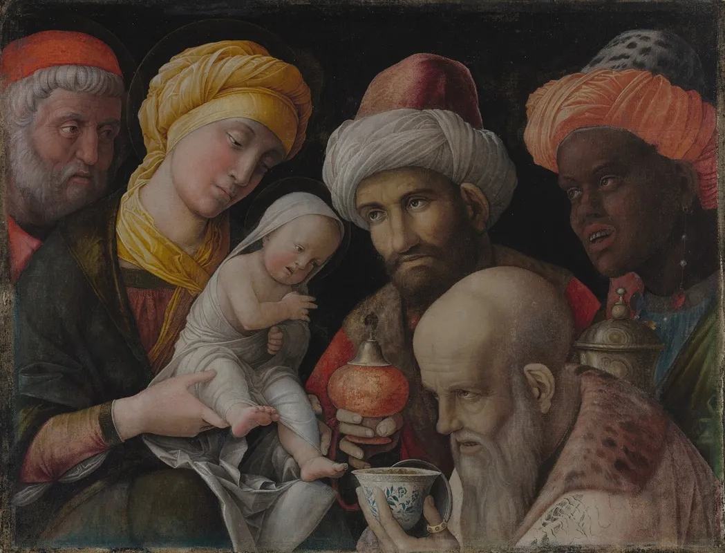 Adoration Of The Magi 8 Wall Art by Andrea Mantegna - High-Resolution Digital Print