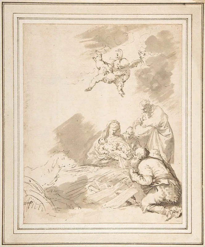 Adoration Of The Shepherds 16 Wall Art by Jusepe de Ribera - High-Resolution Digital Print
