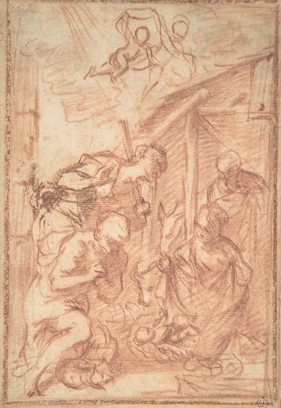 Adoration Of The Shepherds 29 Wall Art by Francisco Vieira de Mattos - High-Resolution Digital Print