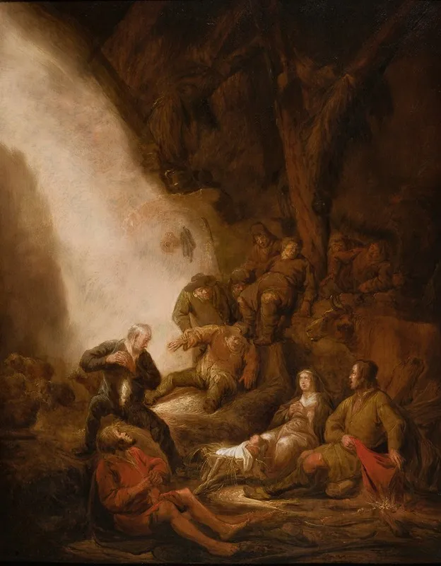Adoration Of The Shepherds 6 Wall Art by Benjamin Gerritsz. Cuyp - High-Resolution Digital Print