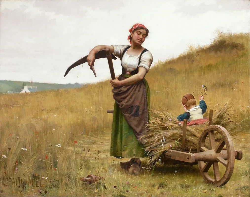 Adoration Wall Art by Paul Peel - High-Resolution Digital Print