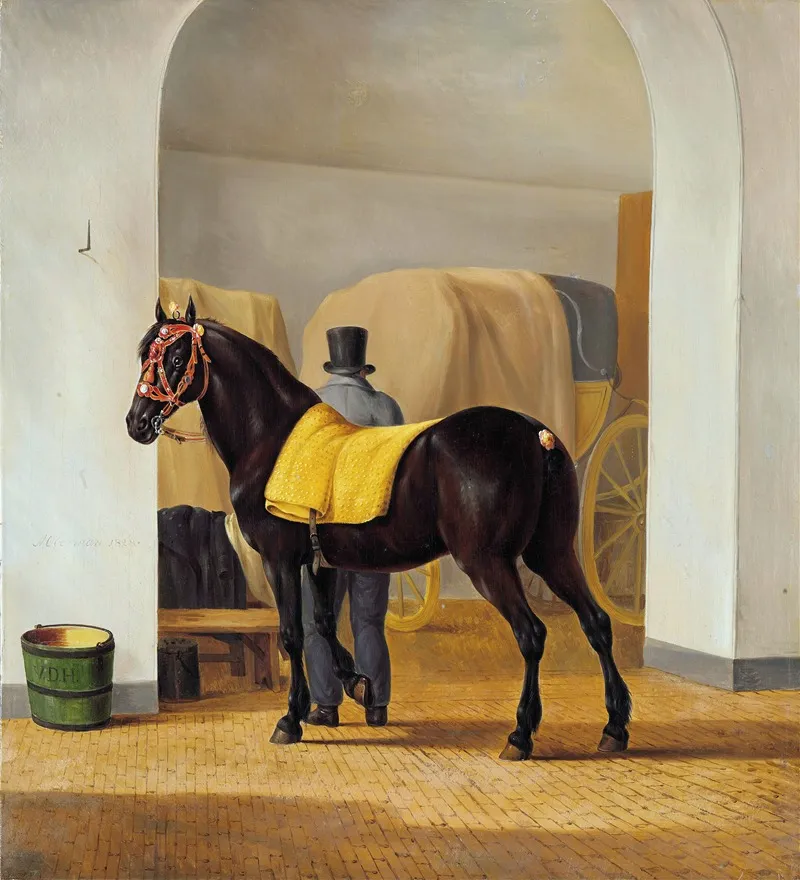 Adriaan Van Der Hoops Trotter De Rot At The Coach House Wall Art by Anthony Oberman - High-Resolution Digital Print
