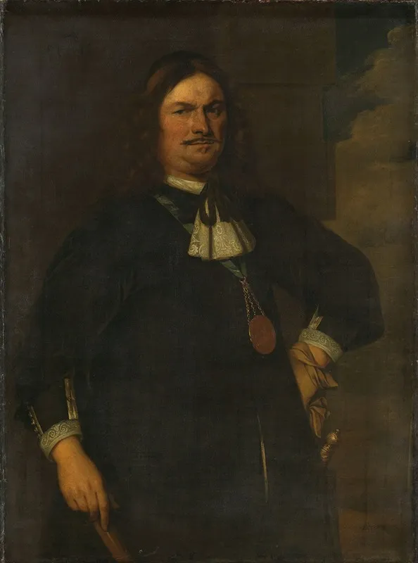 Adriaen Banckert C 1620 1684 Vice Admiral Of Zeeland 2 Wall Art by Hendrick Berckman - High-Resolution Digital Print