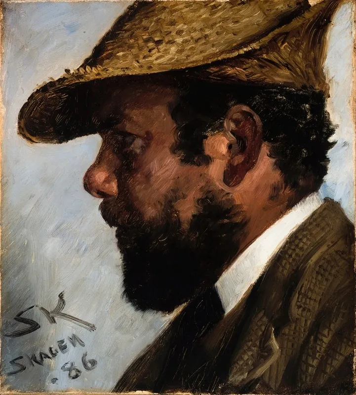 Adrian Stokes Wall Art by Peder Severin Krøyer - Canvas Print