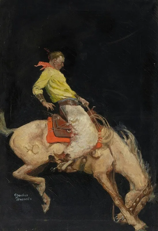 Adventure Magazine Pulp Cover Wall Art by Charles Durant - High-Resolution Digital Print