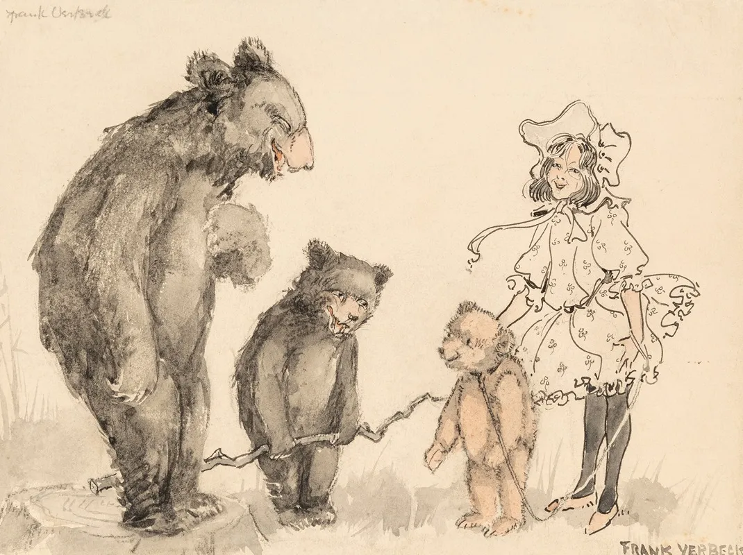 Adventures Of A Teddy Bear I Wall Art by Frank Ver Beck - High-Resolution Digital Print