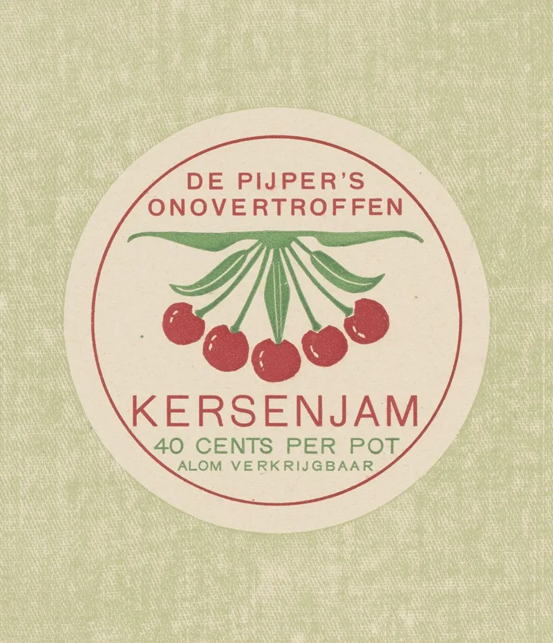 Advertentie Voor De Pijpers Kersenjam Wall Art by Reinier Willem Petrus de Vries - High-Resolution Digital Print