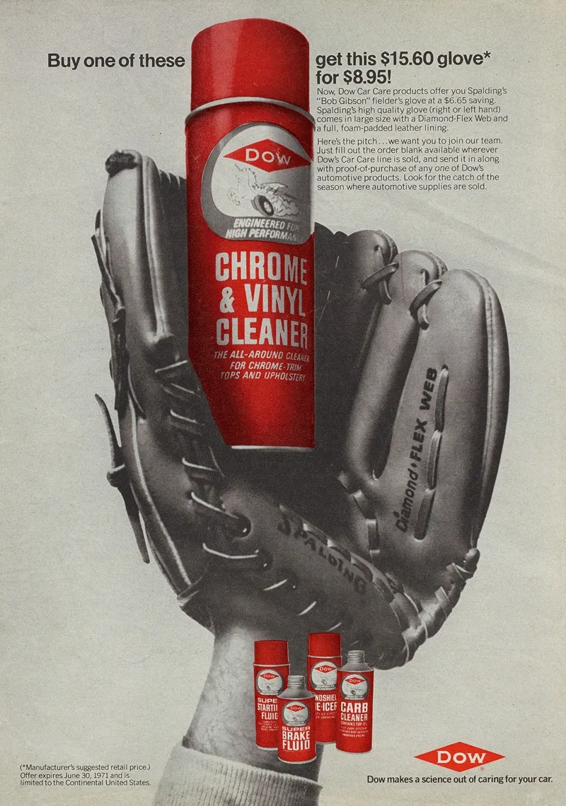 Advertisement For Dow Car Care Products
