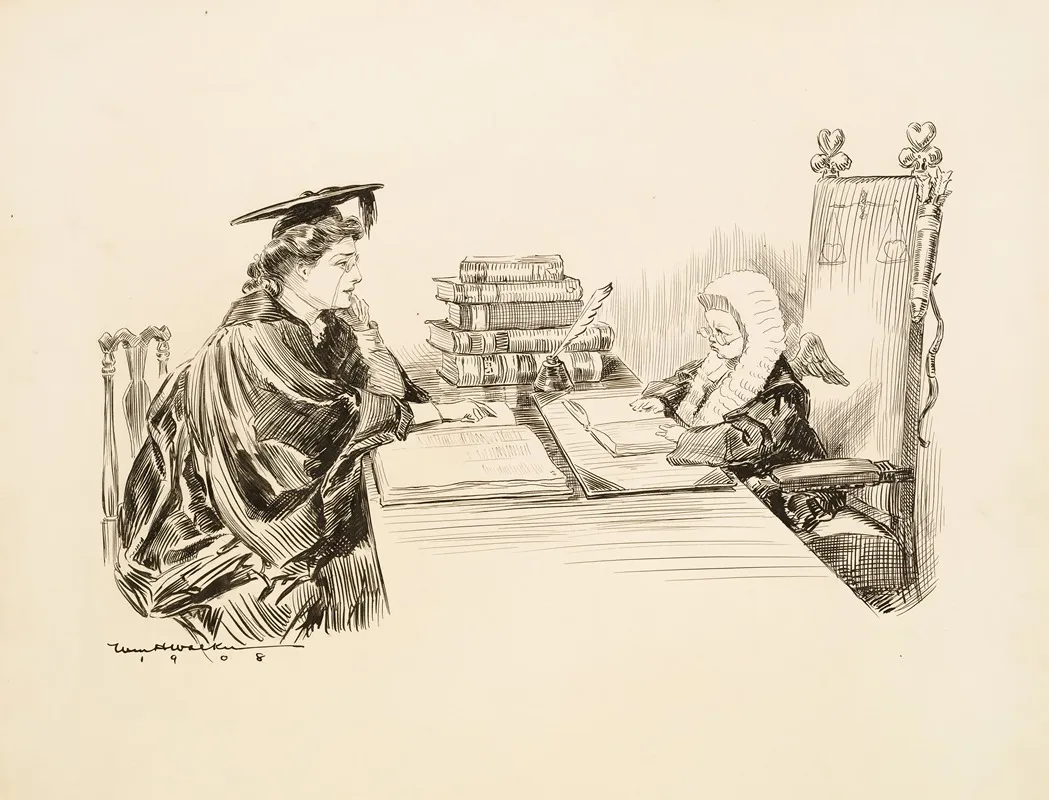 Advice To The Woman College Graduate It Is Fatal To Argue With The Judge