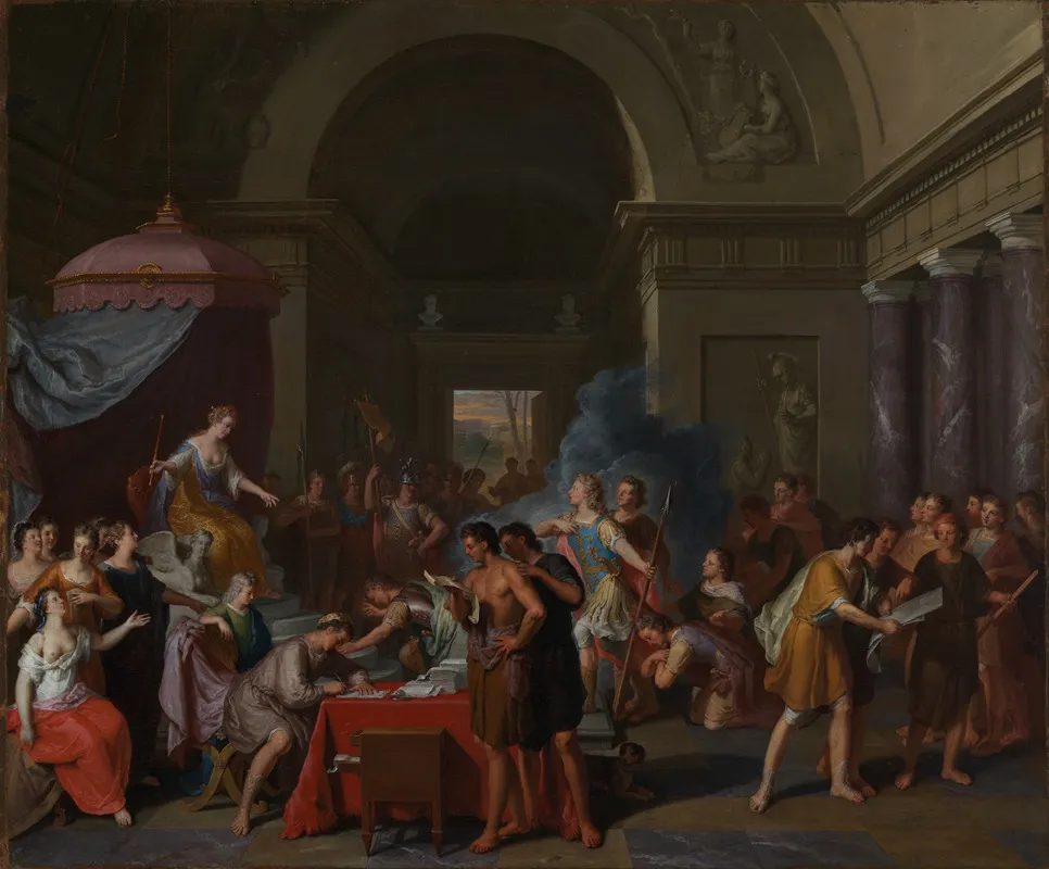 Aeneas Kommt Zu Konigin Dido