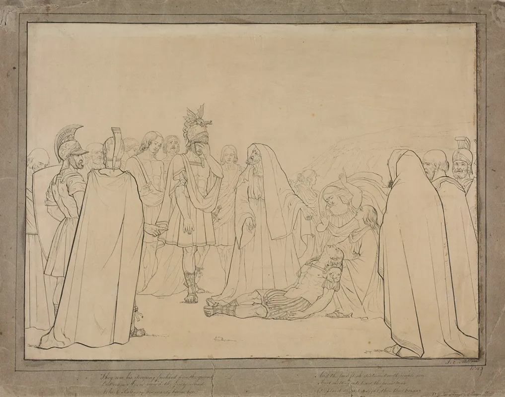 Aeneas Shown The Body Of Pallas From Virgils Aeneid