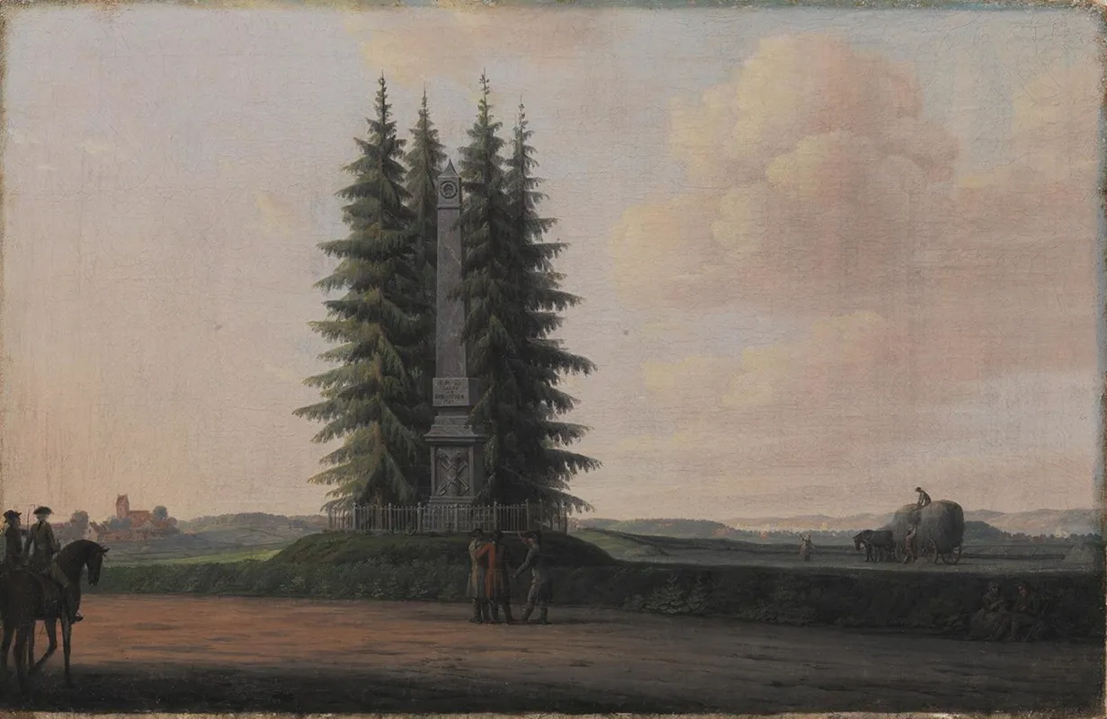 Aeresstotten For Jhe Bernstorff Pa Gentofte Bakker Wall Art by Erik Pauelsen - High-Resolution Digital Print