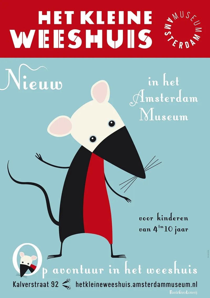 Affiche Het Kleine Weeshuis Op Avontuur In Het Weeshuis Wall Art by Lokaalwerk - High-Resolution Digital Print