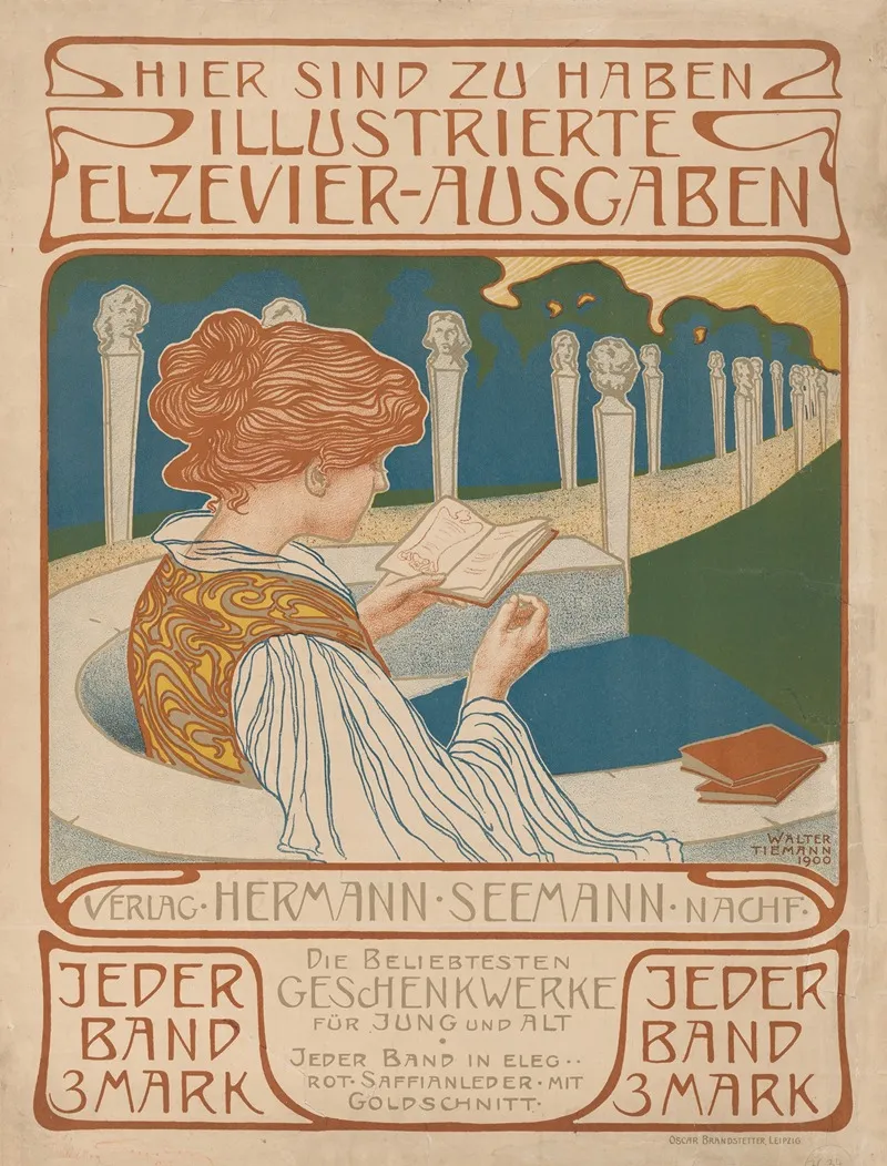 Affiche Van Uitgeverij Hermann Seemann Nachfolger Wall Art by Walter Tiemann - High-Resolution Digital Print