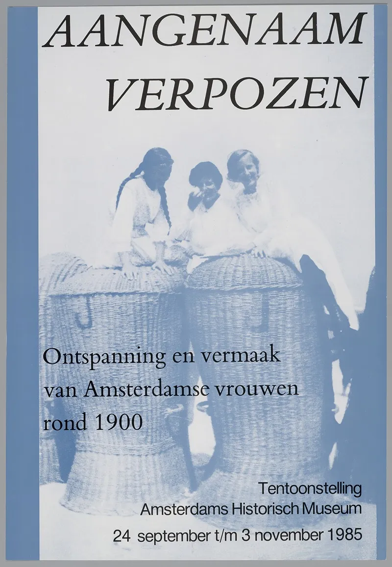 Affiche Voor Tentoonstelling Aangenaam Verpozen Wall Art by Marijke Naber - High-Resolution Digital Print