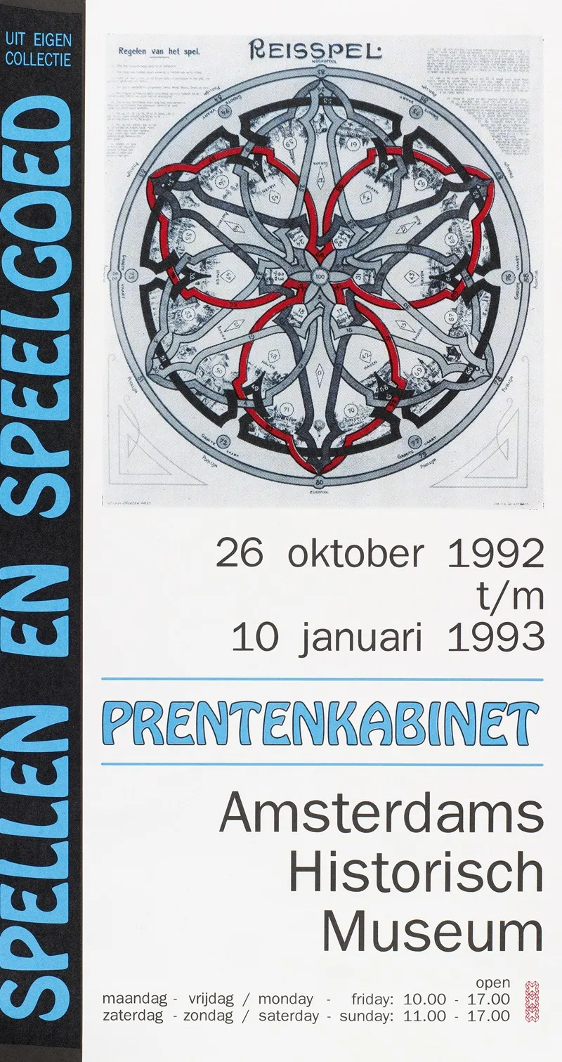 Affiche Voor Tentoonstelling Spellen En Speelgoed Uit Eigen Collectie Wall Art by Edo Mulder - High-Resolution Digital Print