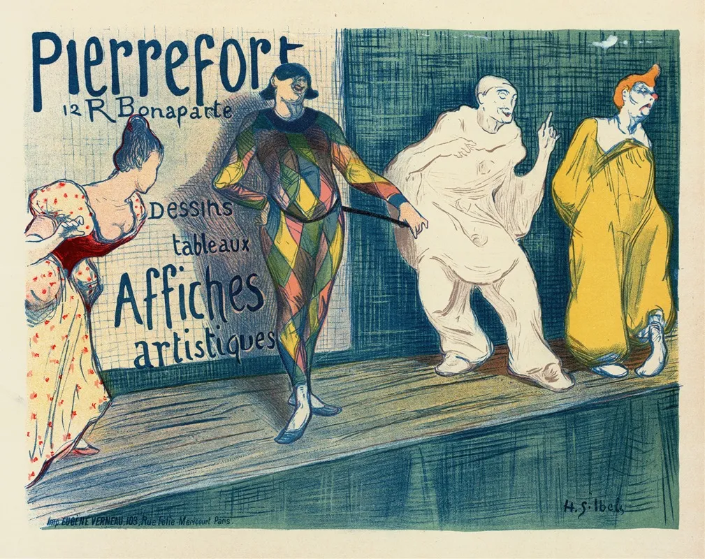 Affiches Artistiques Pierrefort Wall Art by Henri-Gabriel Ibels - High-Resolution Digital Print