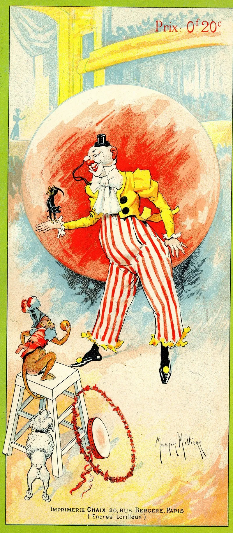 Affichette Cirque