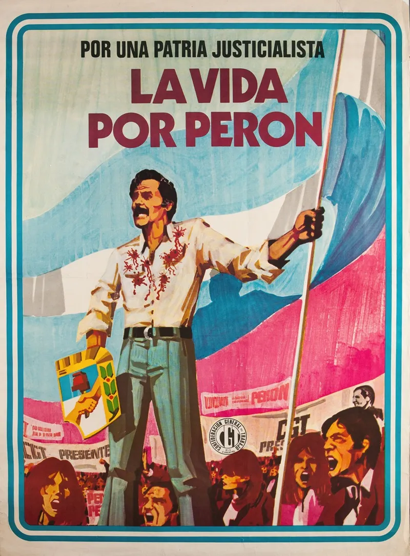 Afiche De La Cgt En Homenaje Al Lider Sindical Jose Ignacio Rucci