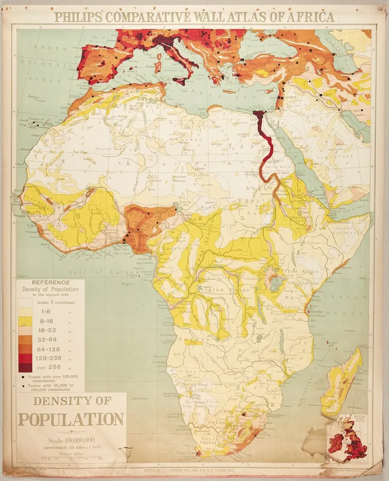 Africa Density Of Population