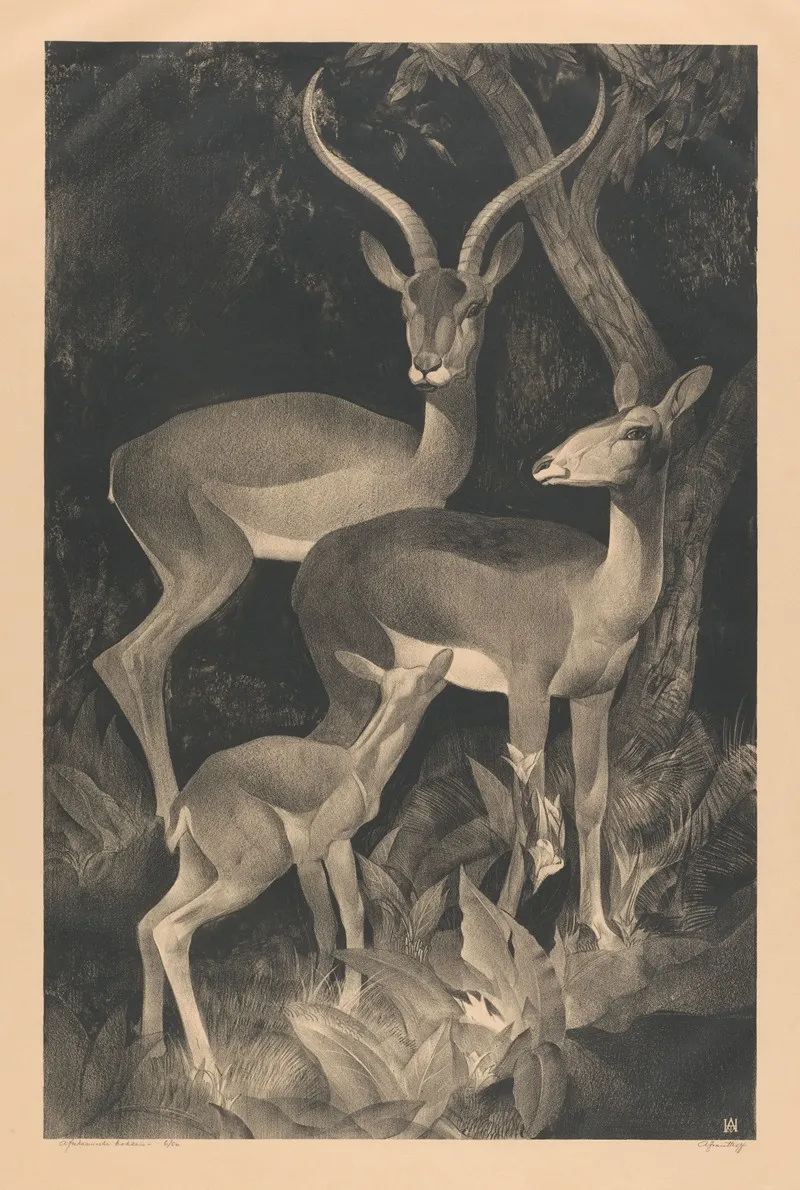 African Goats Wall Art by Adriaan J. van 't Hoff - High-Resolution Digital Print