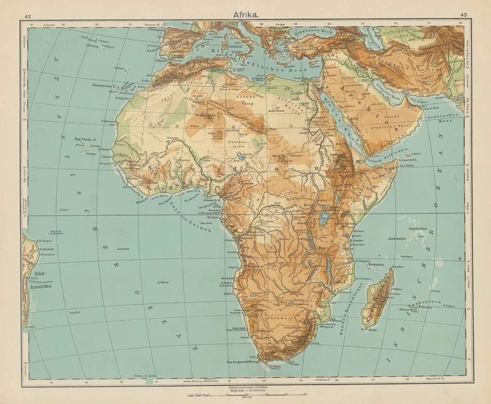 Afrika 2 Wall Art by Carl Diercke - High-Resolution Digital Print