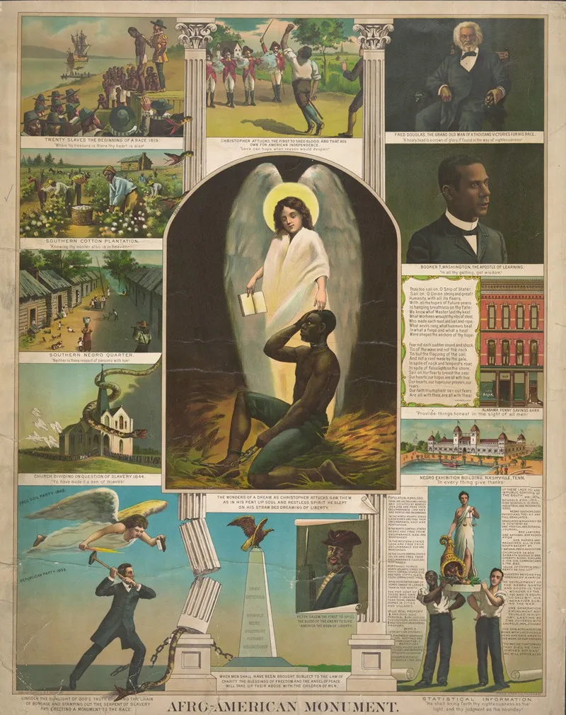 Afro American Monument 2 Wall Art by Goes Litho. Co. - High-Resolution Digital Print