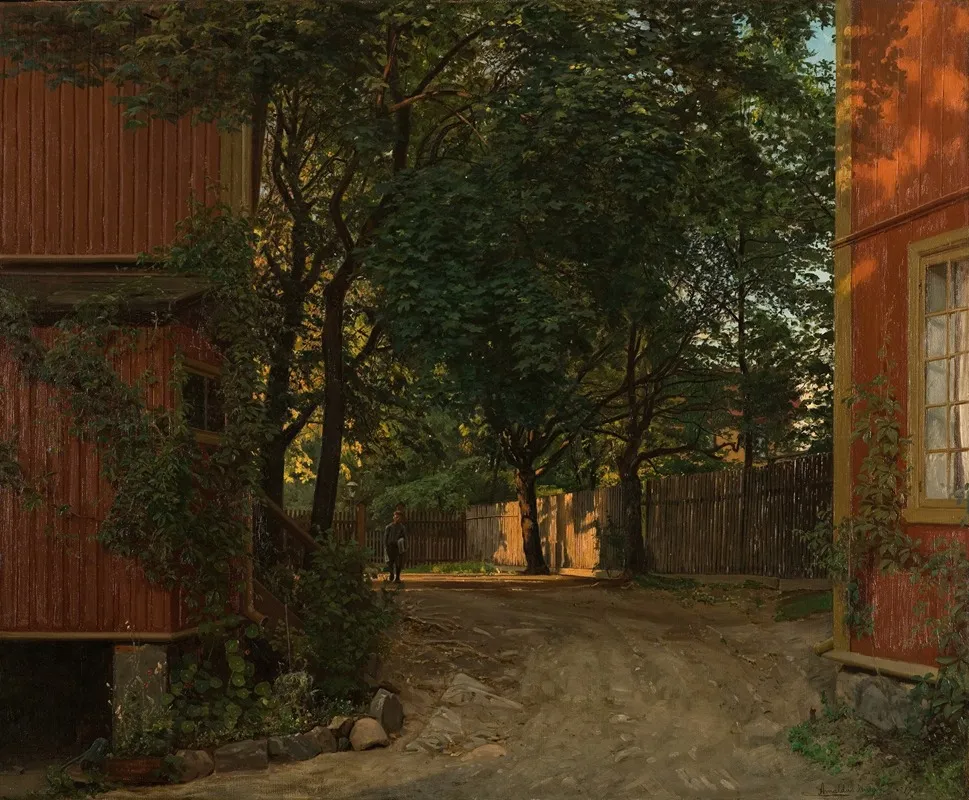Aftenavisen Kommer Majorstuveien 8 Wall Art by Amaldus Nielsen - High-Resolution Digital Print