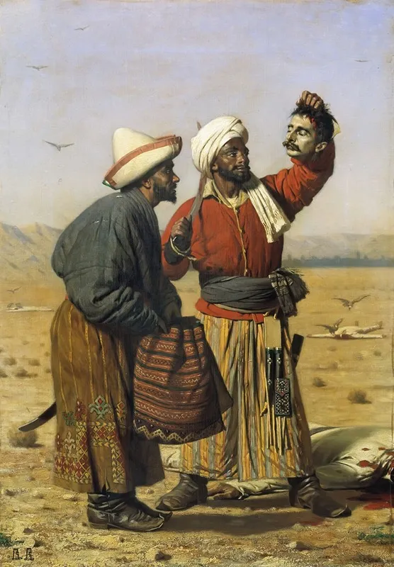 After A Success Wall Art by Vasily Vereshchagin - High-Resolution Digital Print