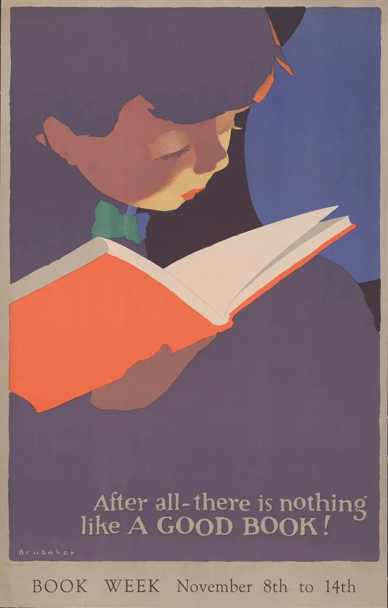 After All There Is Nothing Like A Good Book Wall Art by Jon O Brubaker - High-Resolution Digital Print