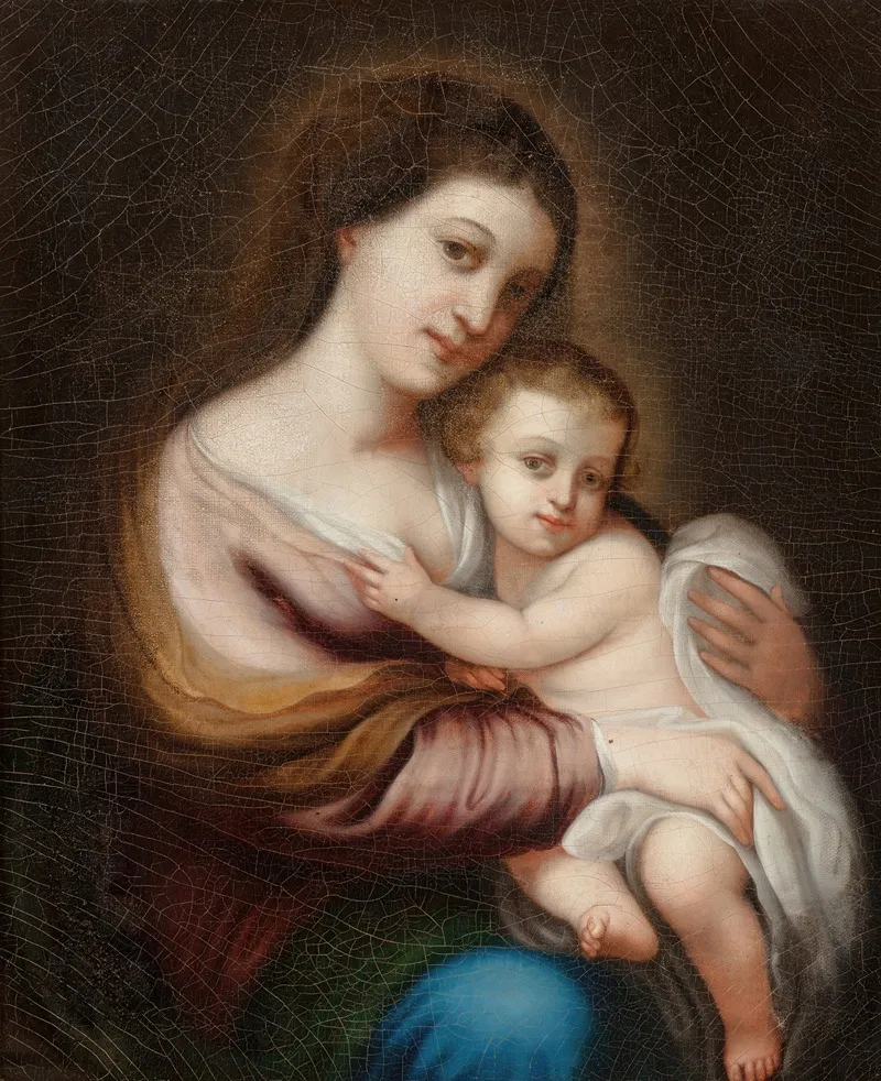 After Bartlome Esteban Murillo Virgin And Child