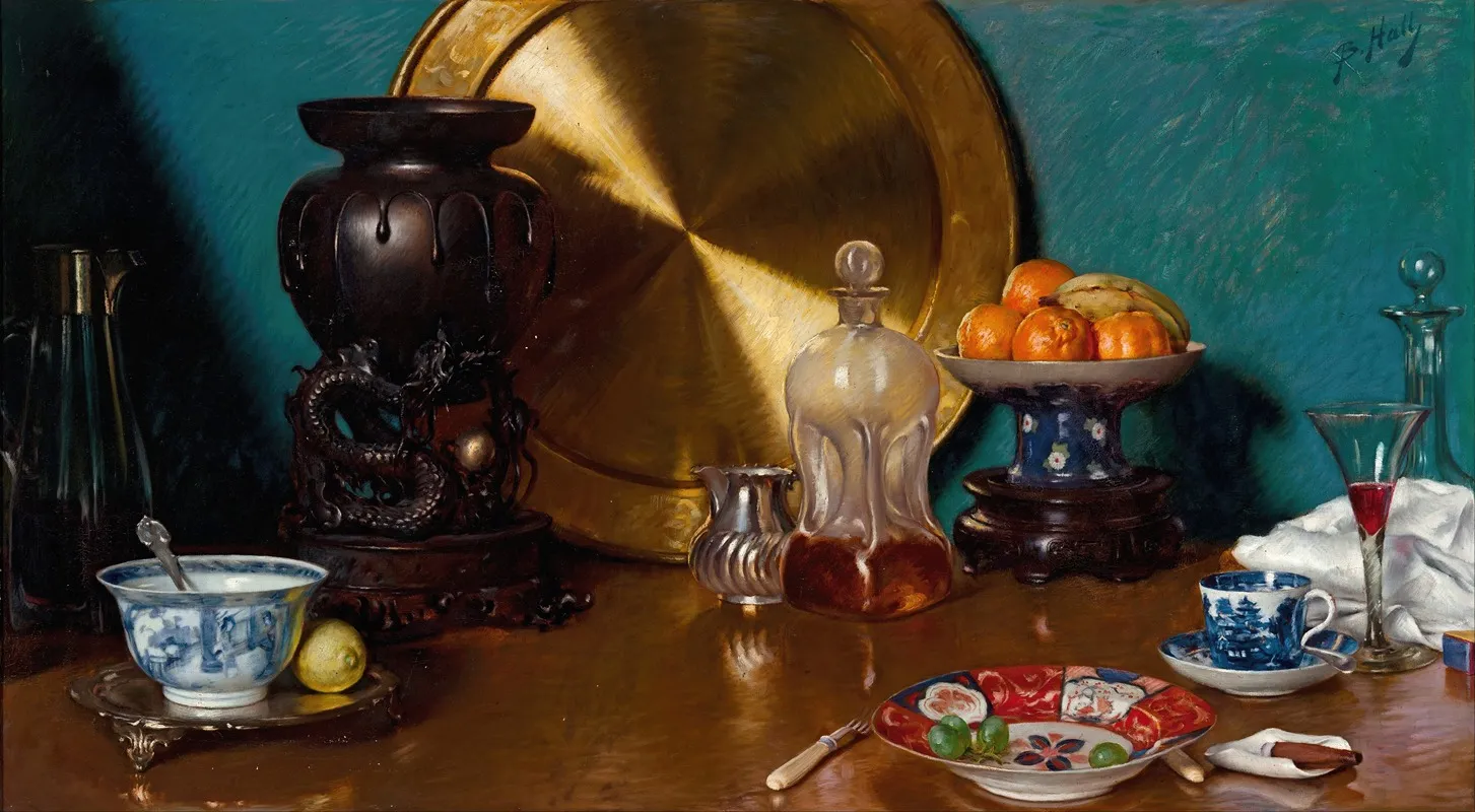 After Dinner 2 Wall Art by Bernard Hall - High-Resolution Digital Print