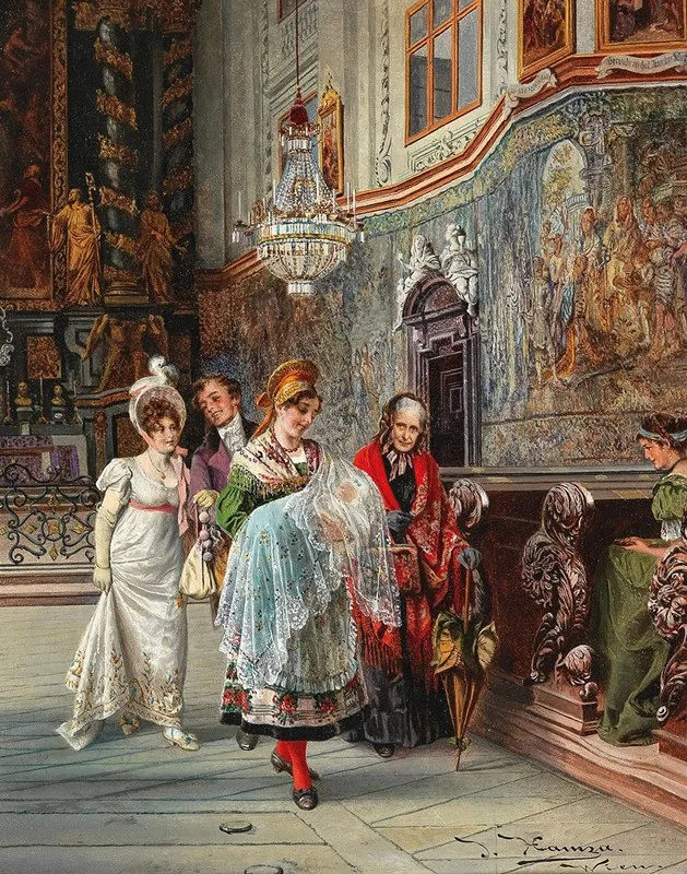 After The Baptism Wall Art by Johann Hamza - High-Resolution Digital Print