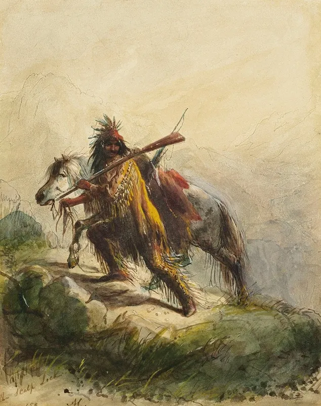 After The Battle The Scalp Lock