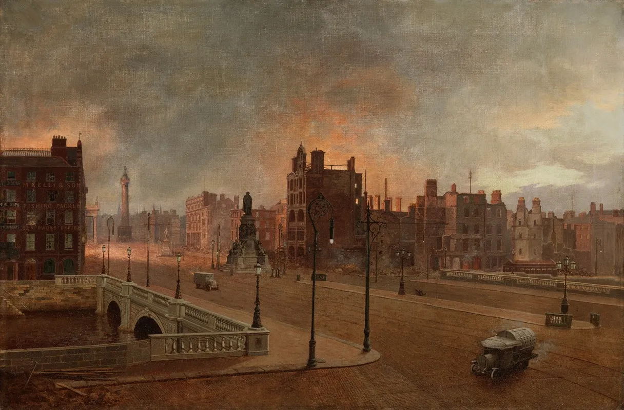After The Bombardment Wall Art by Archibald McGoogan - High-Resolution Digital Print