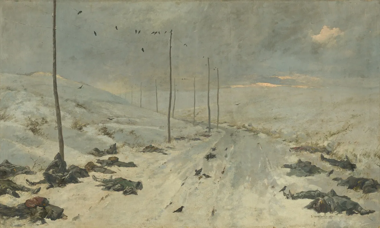 After The Fight 3 Wall Art by Vasily Vereshchagin - High-Resolution Digital Print