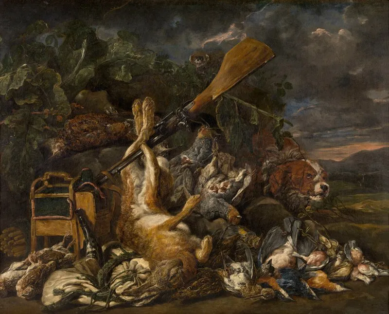 After The Hunt 12 Wall Art by Joannes Fijt - High-Resolution Digital Print