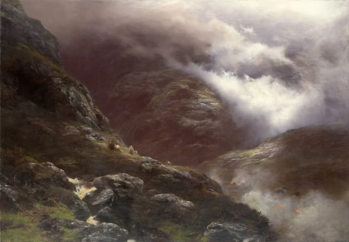 After The Massacre Of Glencoe Wall Art by Peter Graham - High-Resolution Digital Print