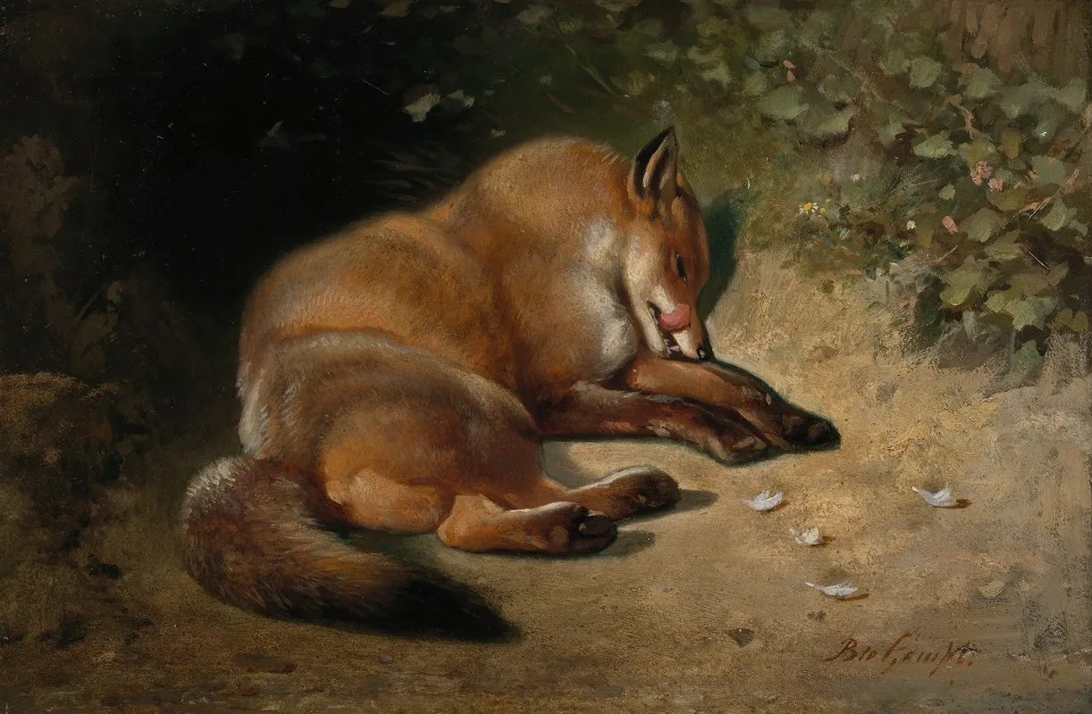 After The Meal Wall Art by Bernard te Gempt - High-Resolution Digital Print