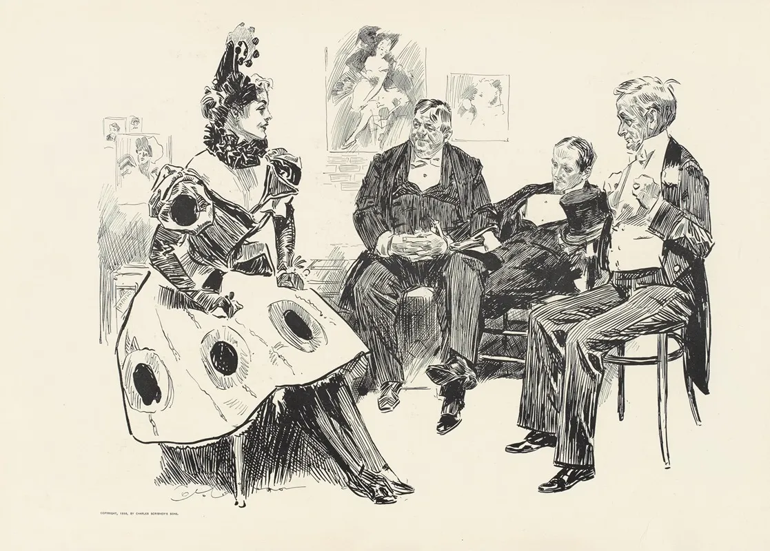 After The Performance Wall Art by Charles Dana Gibson - High-Resolution Digital Print