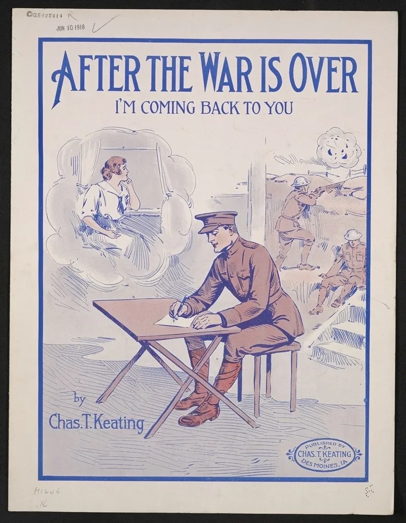 After The War Is Over Im Coming Back To You Wall Art by Anonymous - High-Resolution Digital Print
