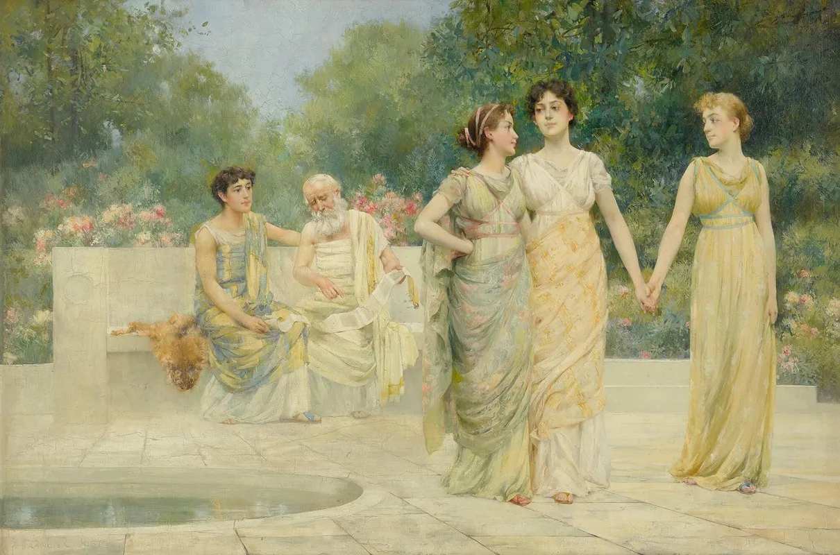 Afternoon Idle Wall Art by Francis Coates Jones - High-Resolution Digital Print
